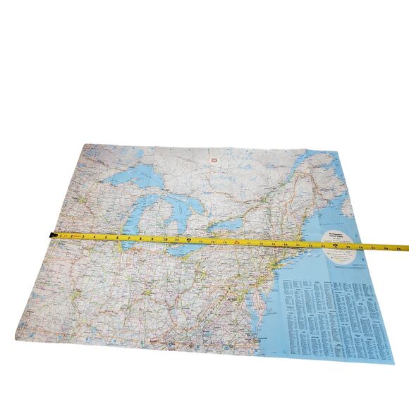 Rand McNally Lithographed Eastern US Phillips 66 Patroleum Road Map Vtg 24 x 18" - Picture 11 of 13